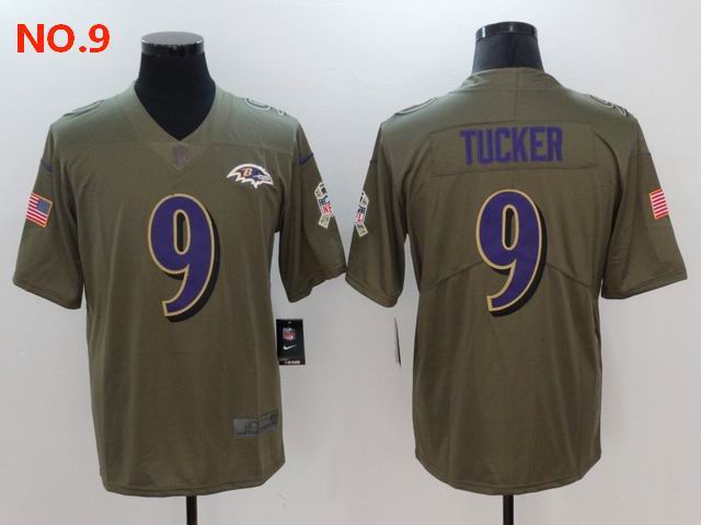 Men's Baltimore Ravens 9 Justin Tucker Jesey NO.9;